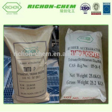 Producción de neumáticos Raw Material Rubber Accelerator TMTD en el precio de venta